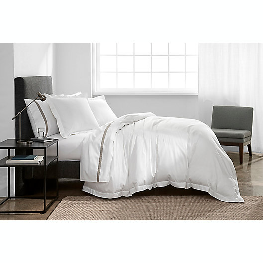 Alternate image 1 for Under the Canopy® Solid Organic Cotton 2-Piece Twin Duvet Cover Set in White