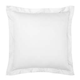 Under the Canopy® Solid Organic Cotton European Pillow Sham in White