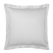 Under the Canopy&reg; Solid Organic Cotton European Pillow Sham in Silver