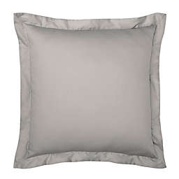 Under the Canopy&reg; Solid Organic Cotton European Pillow Sham in Grey