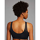 Alternate image 2 for A Pea in the Pod Large Mesh Trim Wrap Maternity and Nursing Bra in Black