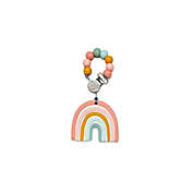 Loulou Lollipop Pastel Rainbow Teether with Clip