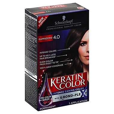 Schwarkopf Keratin Color in Capuccino 4.0. View a larger version of this product image.