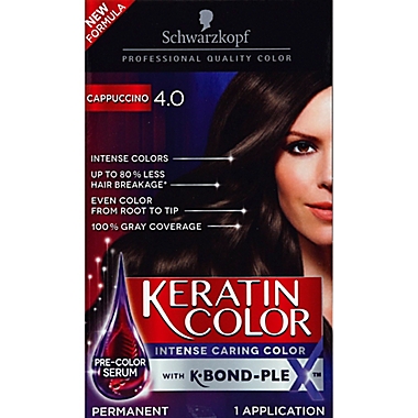 Schwarkopf Keratin Color in Capuccino 4.0. View a larger version of this product image.