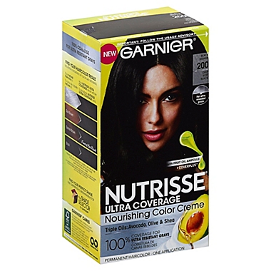 Garnier Nutrisse Ultra Coverage Nourishing Color Creme in 200-Black Sesame  | Bed Bath & Beyond