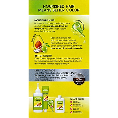Garnier Nutrisse Ultra Coverage Nourishing Color Creme in Spice Hazelnut. View a larger version of this product image.