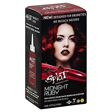 Splat® Rebellious Colors Bleach Free Semi-Permanent Hair Color Kit in  Midnight Ruby | Bed Bath & Beyond