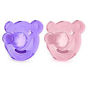 Philips Avent 2-Pack Bear Soothie Pacifiers in Pink/Purple