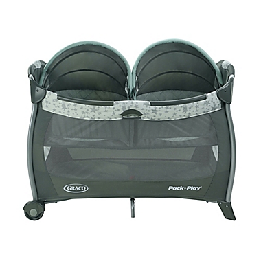 Graco&reg; Pack &#39;n Play&reg; Playard with Twins Bassinet in Oskar. View a larger version of this product image.