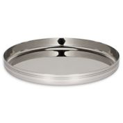 Pinstripe 14-Inch Stainless Steel Bar Tray