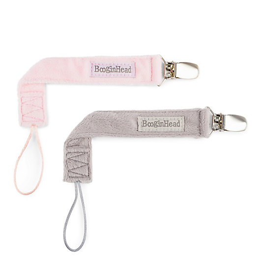Alternate image 1 for BooginHead® PaciGrip 2-Pack Luxury Pacifier Straps
