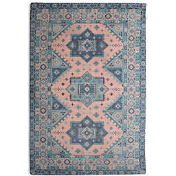Royal 7'6 x 9'6 Tufted Area Rug in Turquoise