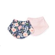 Copper Pearl&trade; 2-Pack Pompom Bandana Bibs