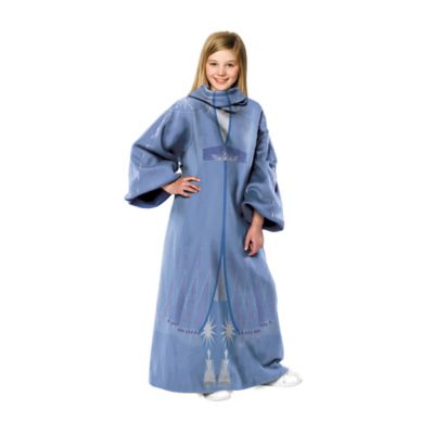 Disney&reg Frozen 2 Elsa Fall Gown Youth Comfy Throw Blanket with Sleeves