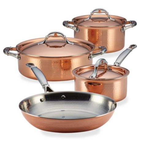 Buy Ruffoni Symphonia Cupra 7-Piece Copper Cookware Set ...