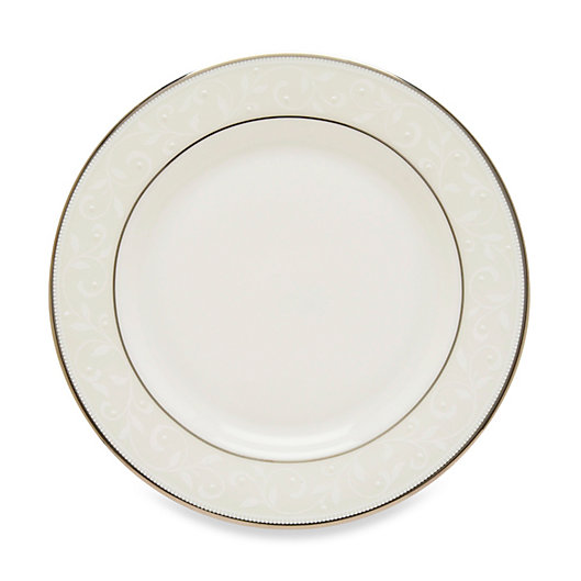 Lenox Eclipse Gold Banded Ivory China Butter Plate
