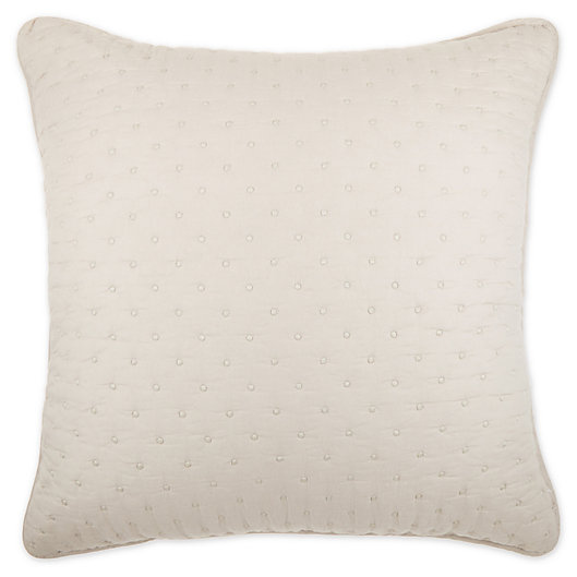 Alternate image 1 for Wamsutta® Huntington European Pillow Sham in Dove Grey