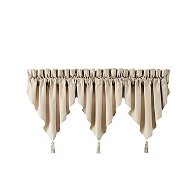 Waterford&reg; Olann Window Valances in Gold (Set of 3). View a larger version of this product image.