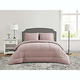 Wamsutta® Lustleigh Washed 7-Piece Queen Comforter Set in Rose