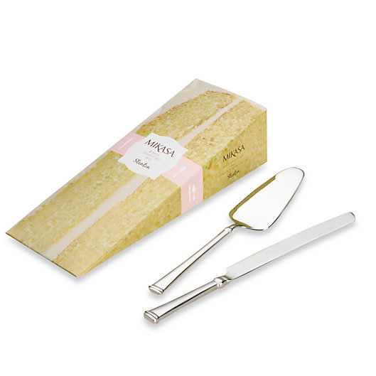 Alternate image 1 for Mikasa® Stanton 2-Piece Cake Knife and Server Set