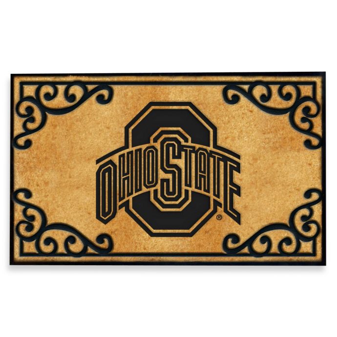 Ohio State University Coir Fiber Door Mat Bed Bath Beyond