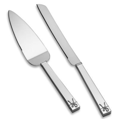 Vera Wang Wedgwood Love Knots Cake Knife and Server Set Vera Wang Wedgwood Love Knots Cake Knife and Server Set