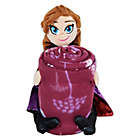 Alternate image 0 for Disney&reg Frozen 2 Dandelion Anna Character Shaped Pillow and Fleece Throw Blanket Set