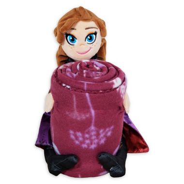Disney&reg Frozen 2 Dandelion Anna Character Shaped Pillow and Fleece Throw Blanket Set. View a larger version of this product image.