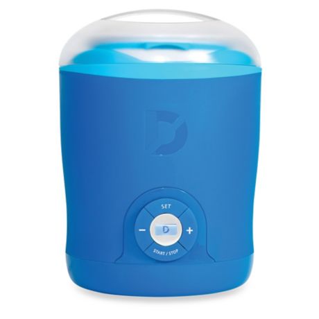 DASH Greek Yogurt Maker Set 2 Buckets 2 Travel Cups 2 Push UPS Blue for sale online 
