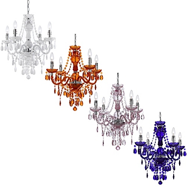 AF Lighting Naples Mini 4-Light Chandelier. View a larger version of this product image.
