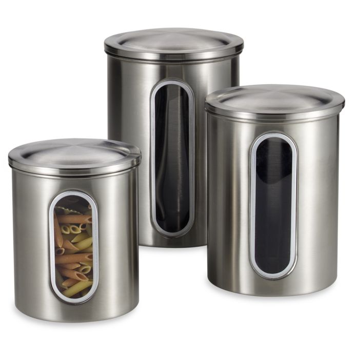 stainless steel canisters amazon