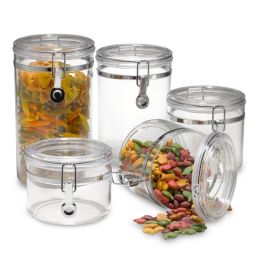 Kitchen Canisters Glass Canister Sets For Coffee Bed Bath Beyond