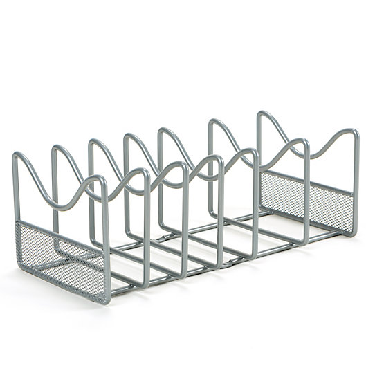 Alternate image 1 for ORG Metal Pot and Lid Organizer in Silver