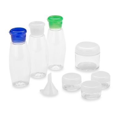 Sprayco&reg; 10-Piece Clear Carry On Kit. View a larger version of this product image.