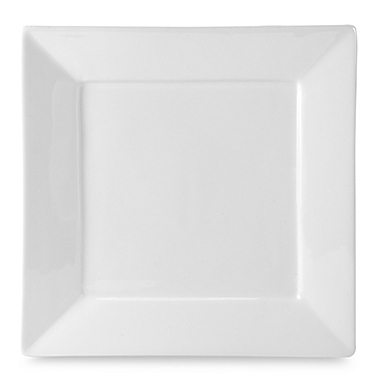 Everyday White&reg;  by Fitz and Floyd&reg; Rim Square Dinner Plate. View a larger version of this product image.