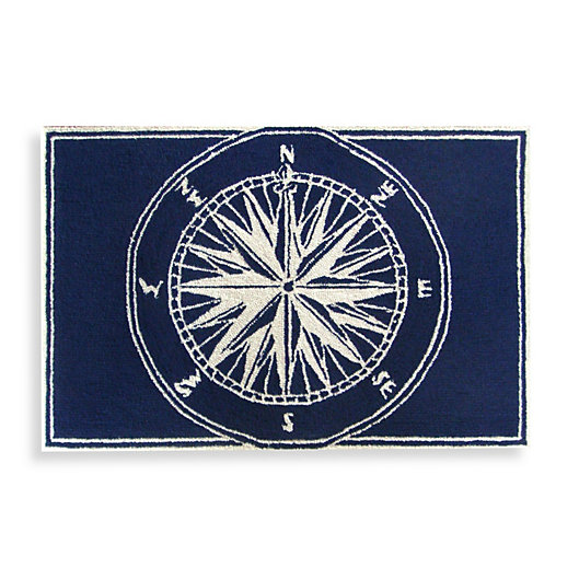 Alternate image 1 for Trans-Ocean Compass Front Porch Accent Rug