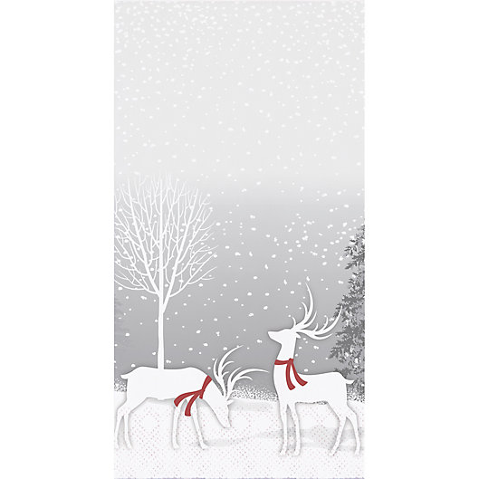 Alternate image 1 for Snow 20-Pack Paper Guest Towels in Grey