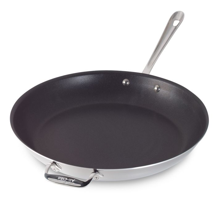 All-Clad D3 Stainless Steel Nonstick 14-Inch Fry Pan | Bed Bath & Beyond