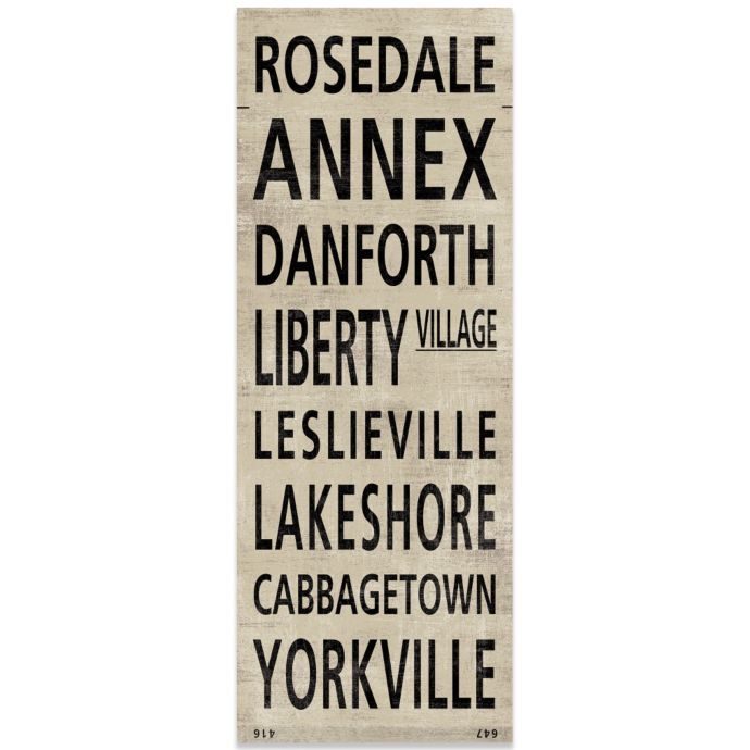 Toronto Places Canvas Art Bed Bath and Beyond Canada