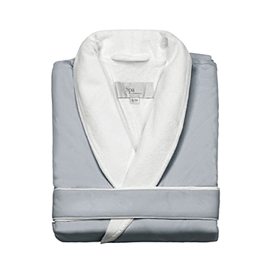 Kassatex Sage Spa Bathrobe in Size Large/Extra-Large. View a larger version of this product image.