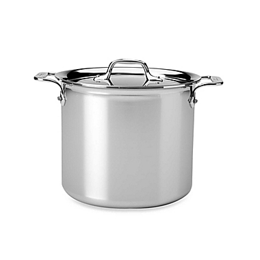 All-Clad D3 Stainless Steel Covered Stock Pots. View a larger version of this product image.