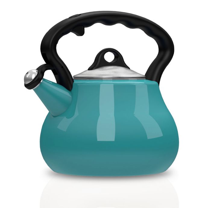 Remedy® Lovely Lady 2Quart Porcelain Enamel Tea Kettles Bed Bath and