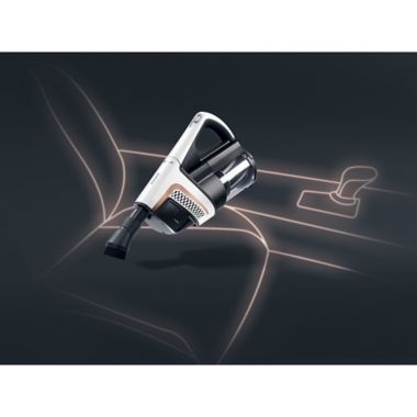 Miele&reg; Triflex HX1 Cordless Stick Vacuum in Lotus White. View a larger version of this product image.