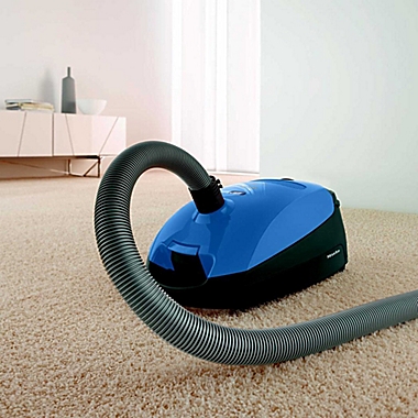 Miele Classic C1 Hardfloor Canister Vacuum in Blue. View a larger version of this product image.
