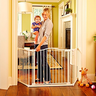 Toddleroo by North States&reg; Deluxe D&eacute;cor Gate&reg; in Soft White. View a larger version of this product image.