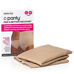 Upspring C-Panty 2-Pack Combo Classic and High Waist C-Section Panty in Nude