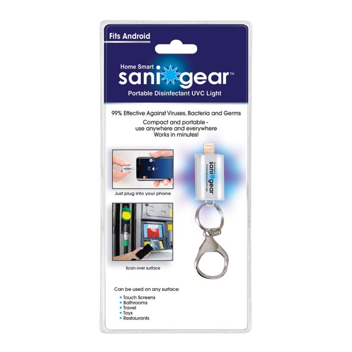 Home Smart Sani Gear Uv C Light For Android Bed Bath Beyond