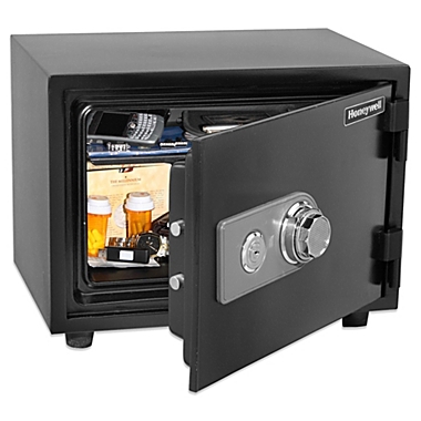 Honeywell Small Water Resistant Fire and Theft Safe. View a larger version of this product image.
