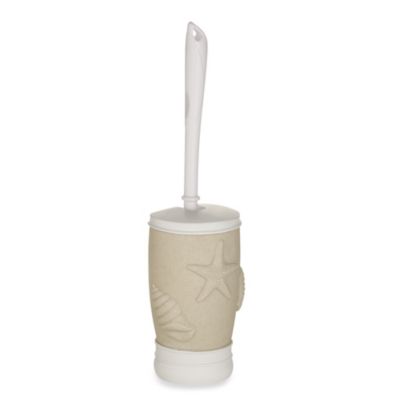 shell toilet brush holder