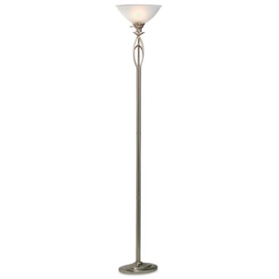 curve brushed nickel table lamp